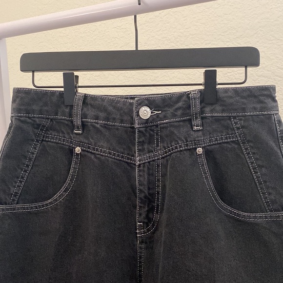 Urban Outfitters BDG Black and White Stitching Jeans - Picture 8 of 13